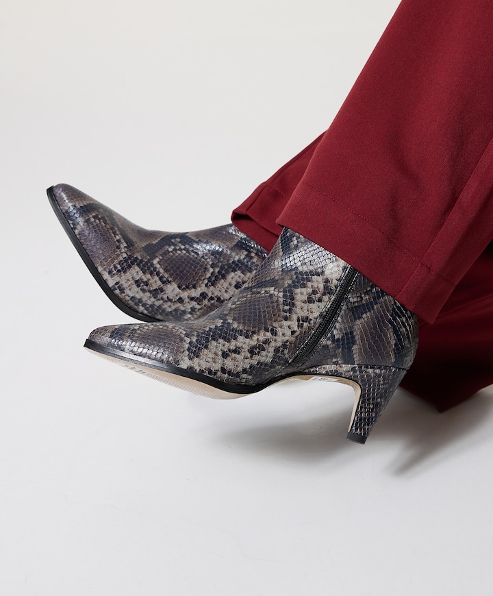 Lina Jackson dames enkellaarzen grijs