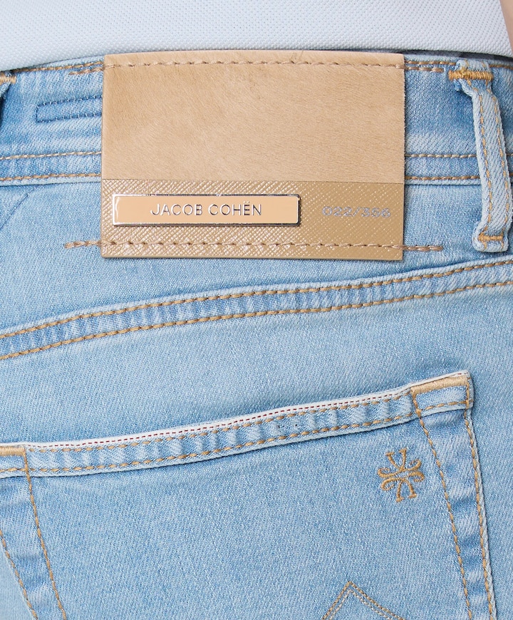 Nick Slim 5 pkt heren jeans blauw
