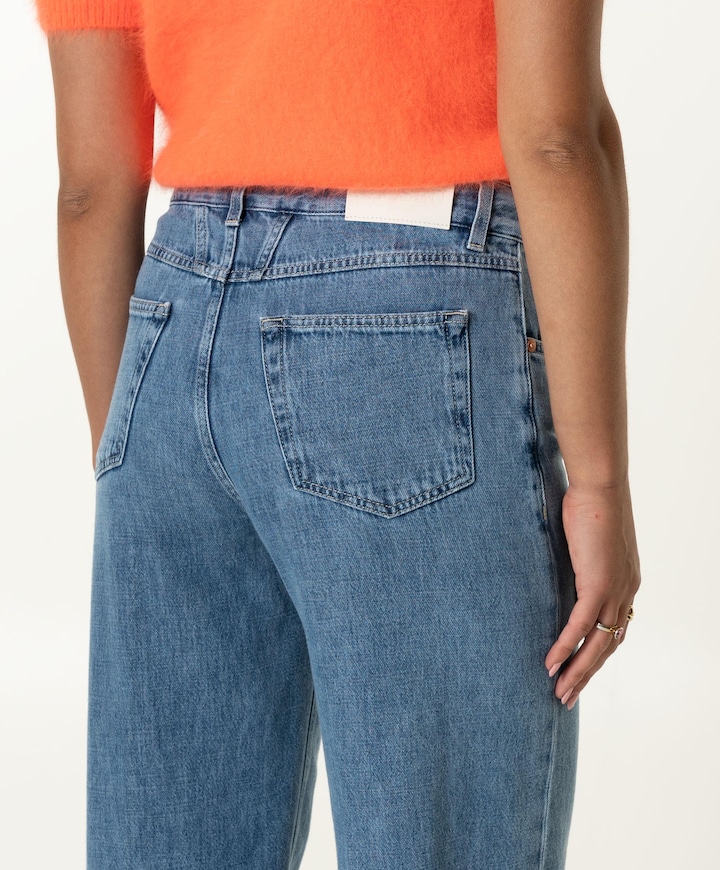 Nikka dames jeans blauw