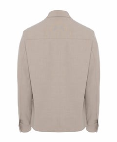 Heren overshirt beige