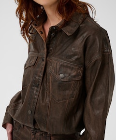 Dames spijkerjas  bruin