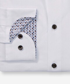 Heren overhemd lange mouw wit