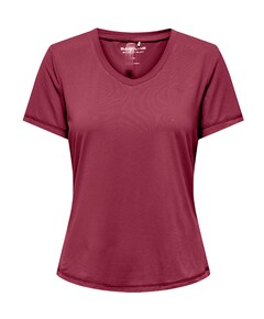 Dames t-shirt bordeaux