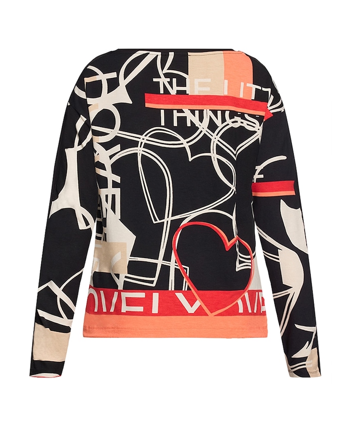 Dames longsleeve zwart