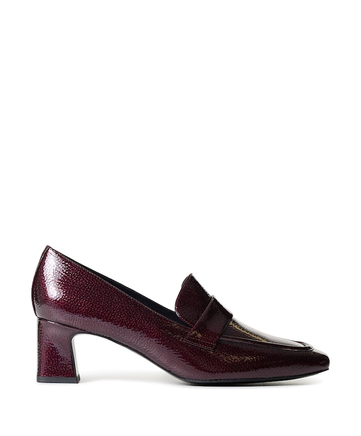 Slip-on dames pumps bordeaux