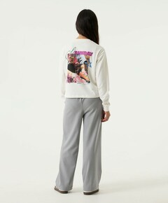 Meisjes longsleeve ecru