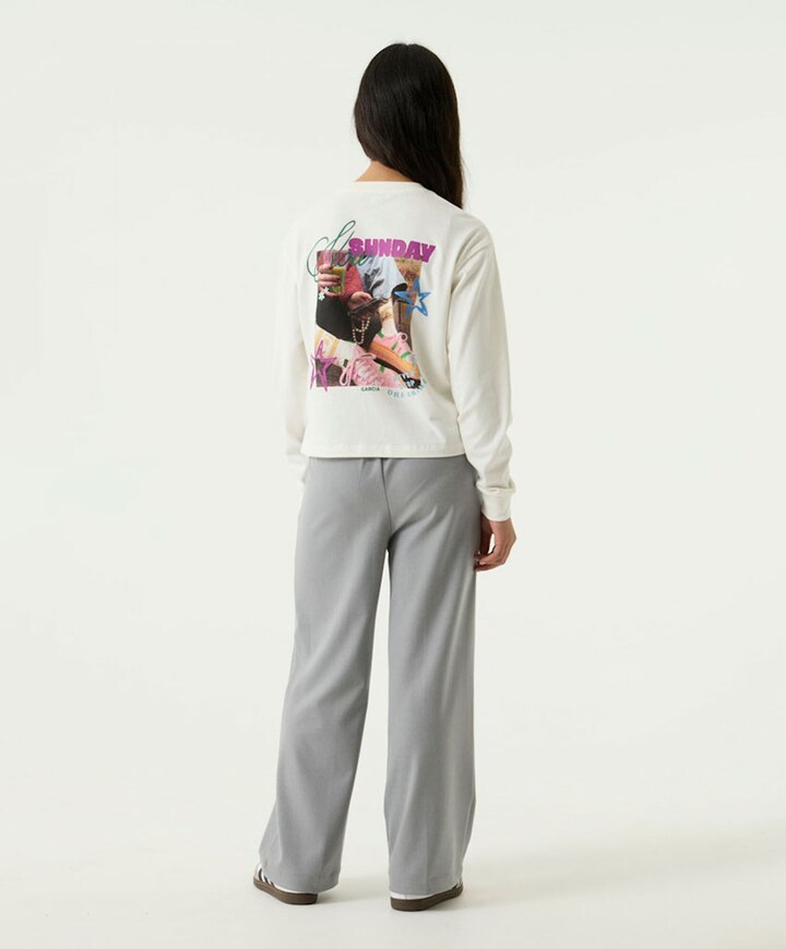 Meisjes longsleeve ecru