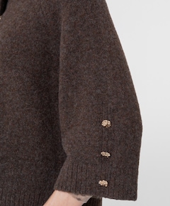 Dames vest bruin