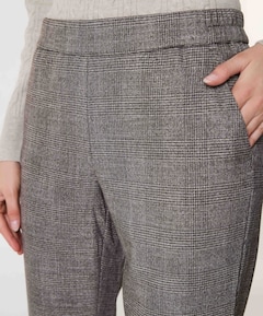 Wide leg dames broek bruin