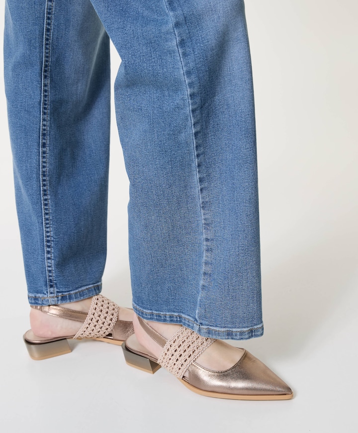 Turin dames slingbacks beige