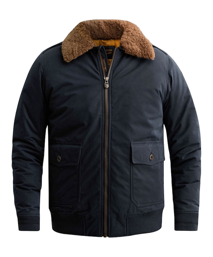 Heren jas blauw