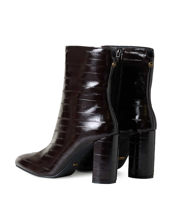 VIDA INDY dames enkellaarzen bruin