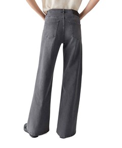 Minah palazzo dames jeans grijs