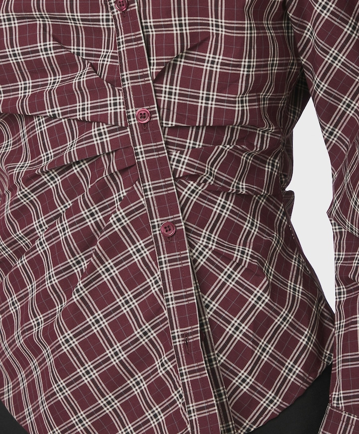 Dames blouse paars