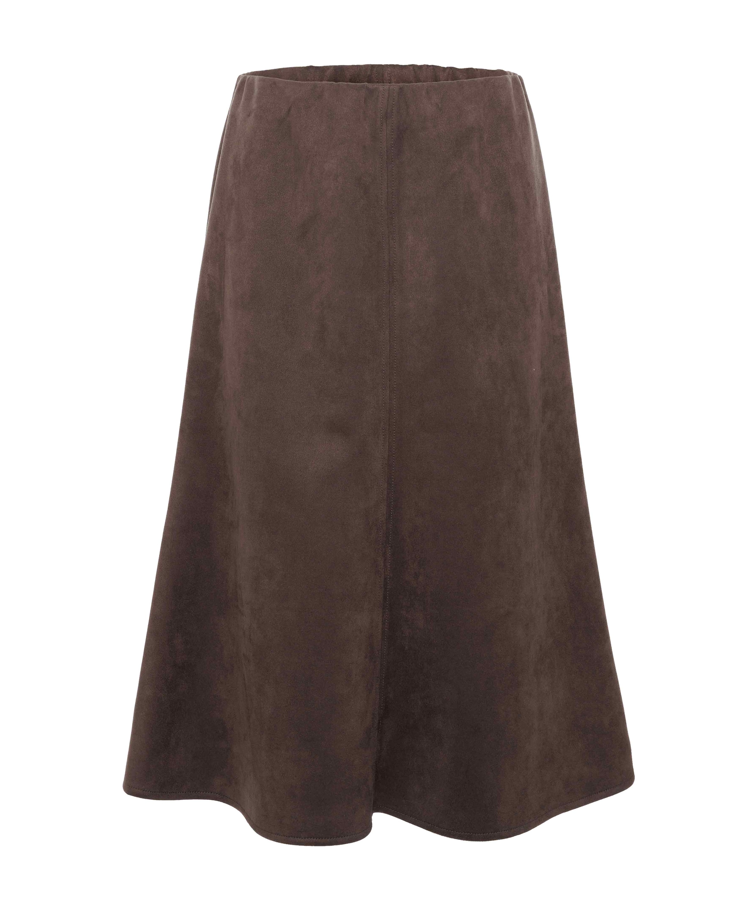 Dames rok bruin