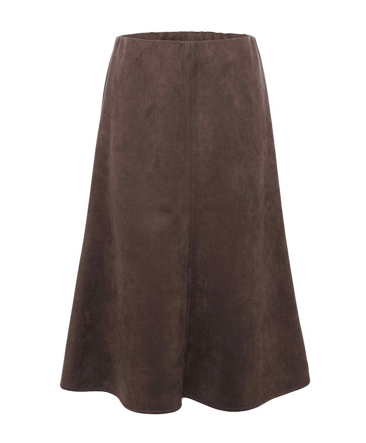 Dames rok bruin