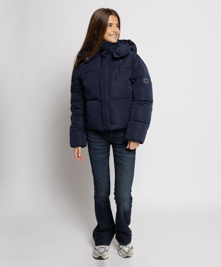 Meisjes jas blauw