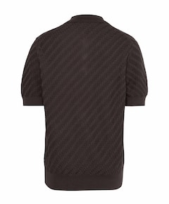Heren polo bruin