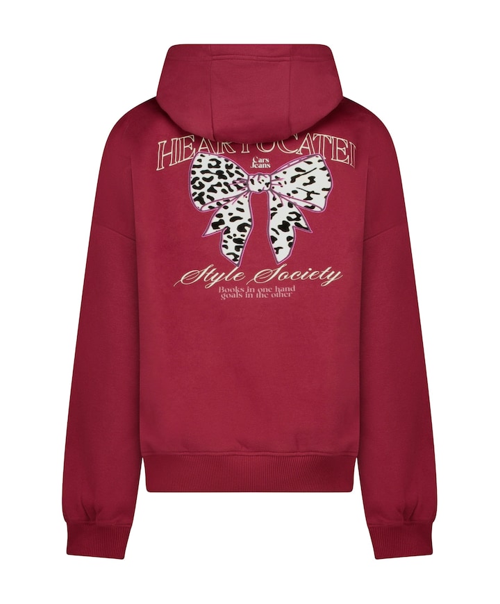 Meisjes hoodie bordeaux