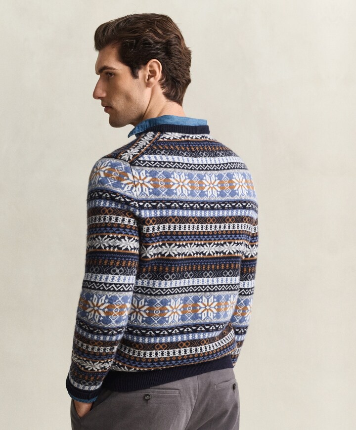 Heren trui blauw