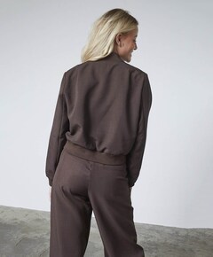 Dames jas bruin