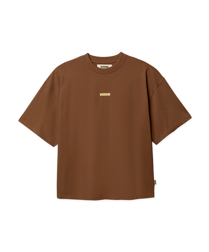 Heren T-shirt bruin