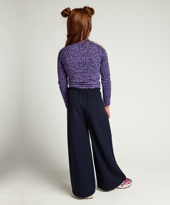 Little pantalon meisjes pantalon blauw