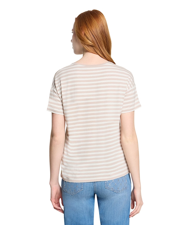 Dames T-shirt beige