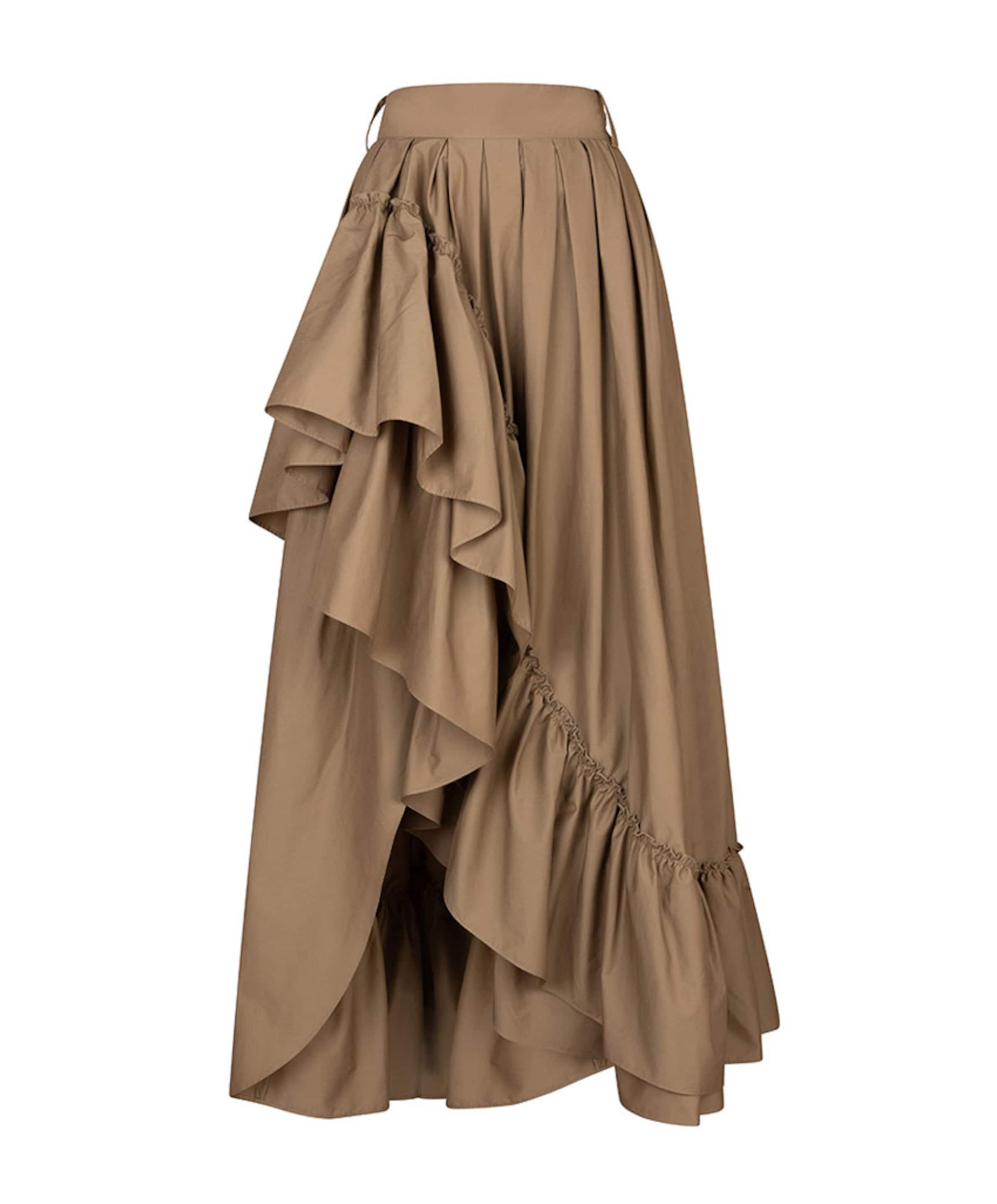 Dames rok beige