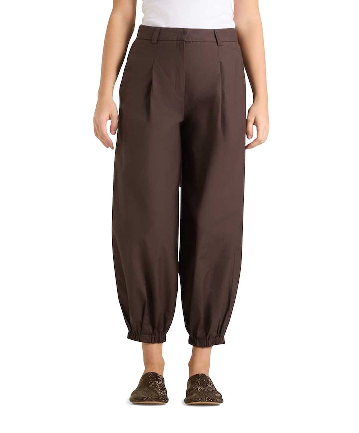 Etienne jogg dames broek bruin