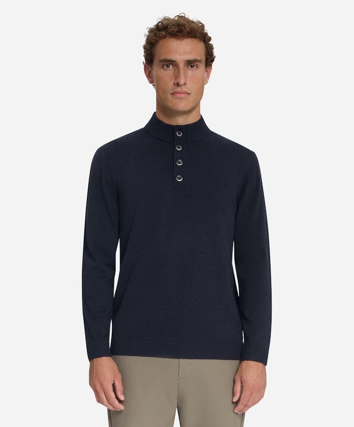 Heren trui blauw