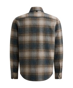 Heren overshirt blauw
