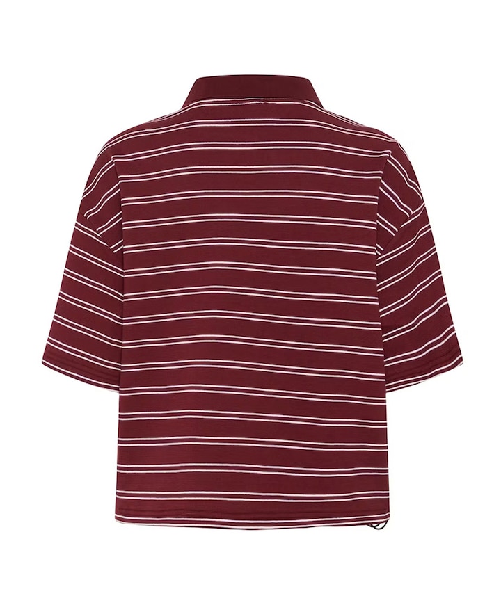 Dames polo bordeaux