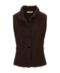 Dames gilet bruin