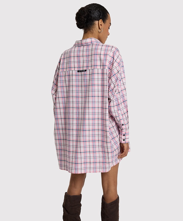 Dames jurk roze