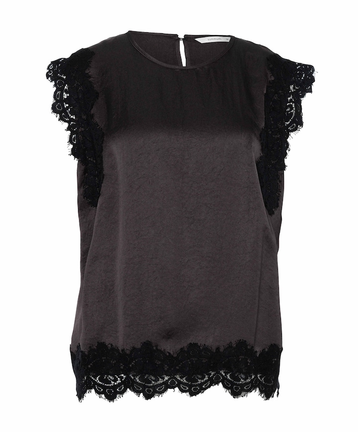 Dames top bruin