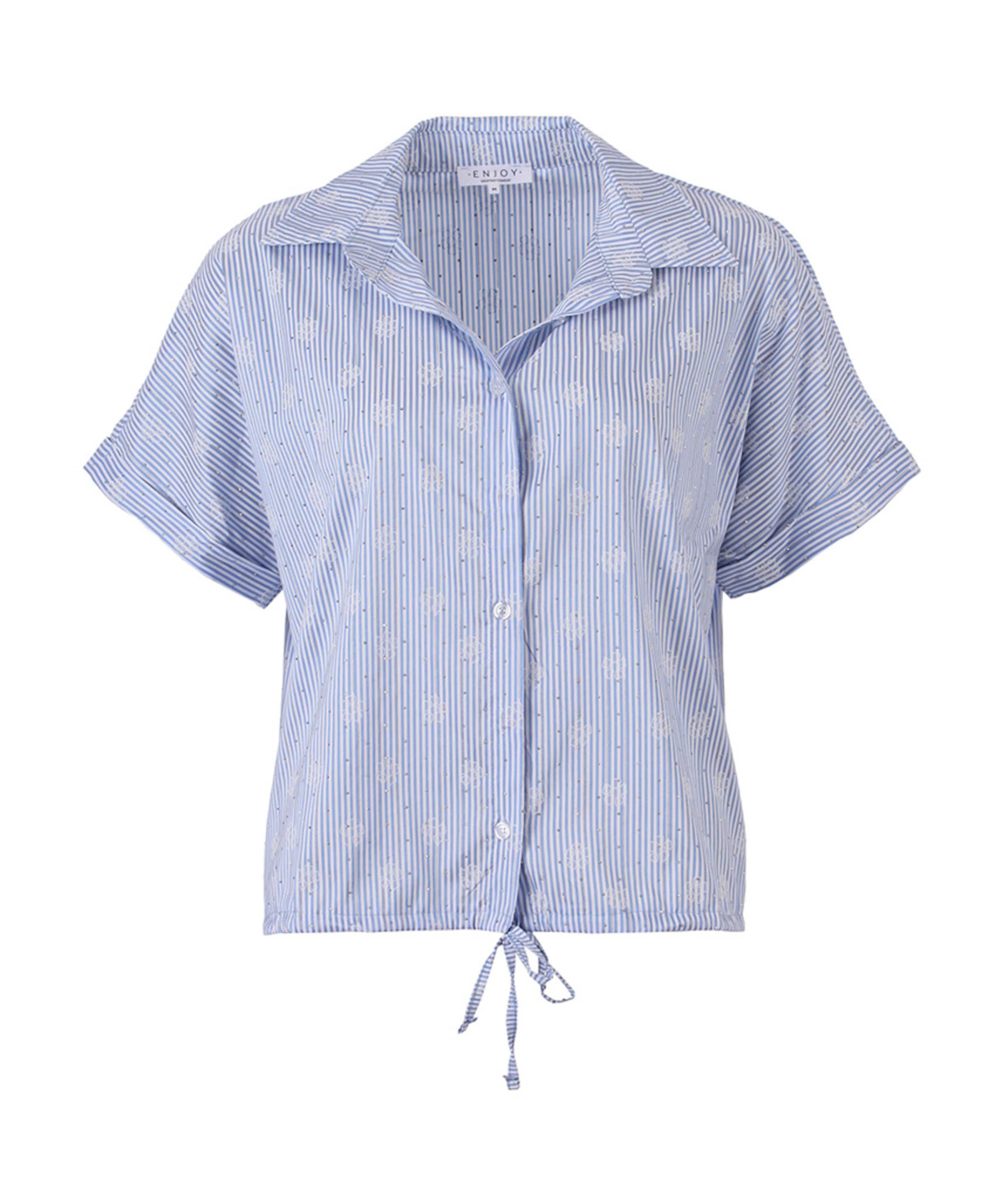 Dames blouse blauw