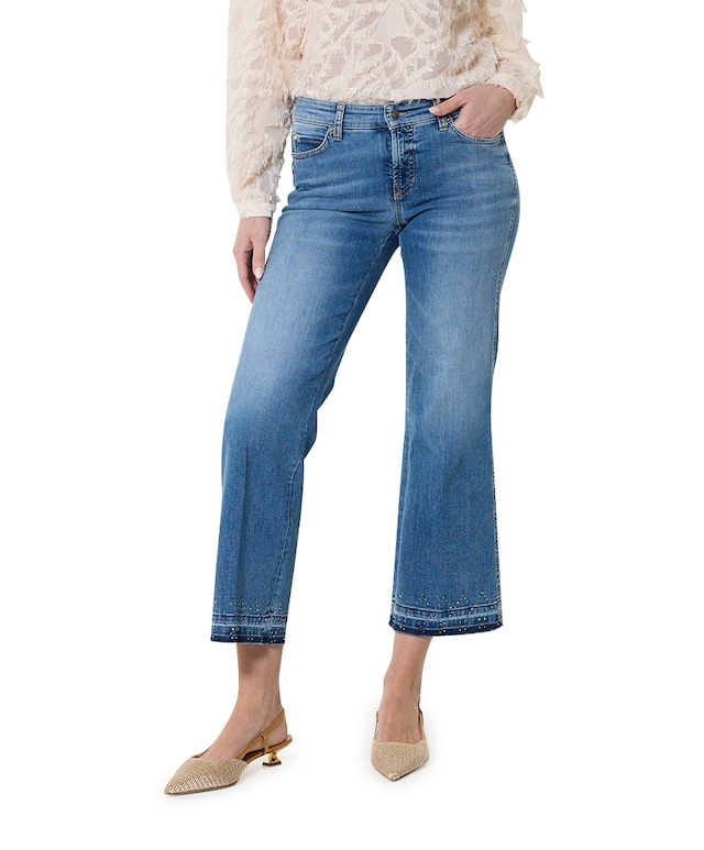 Francesca L28 jeans blauw