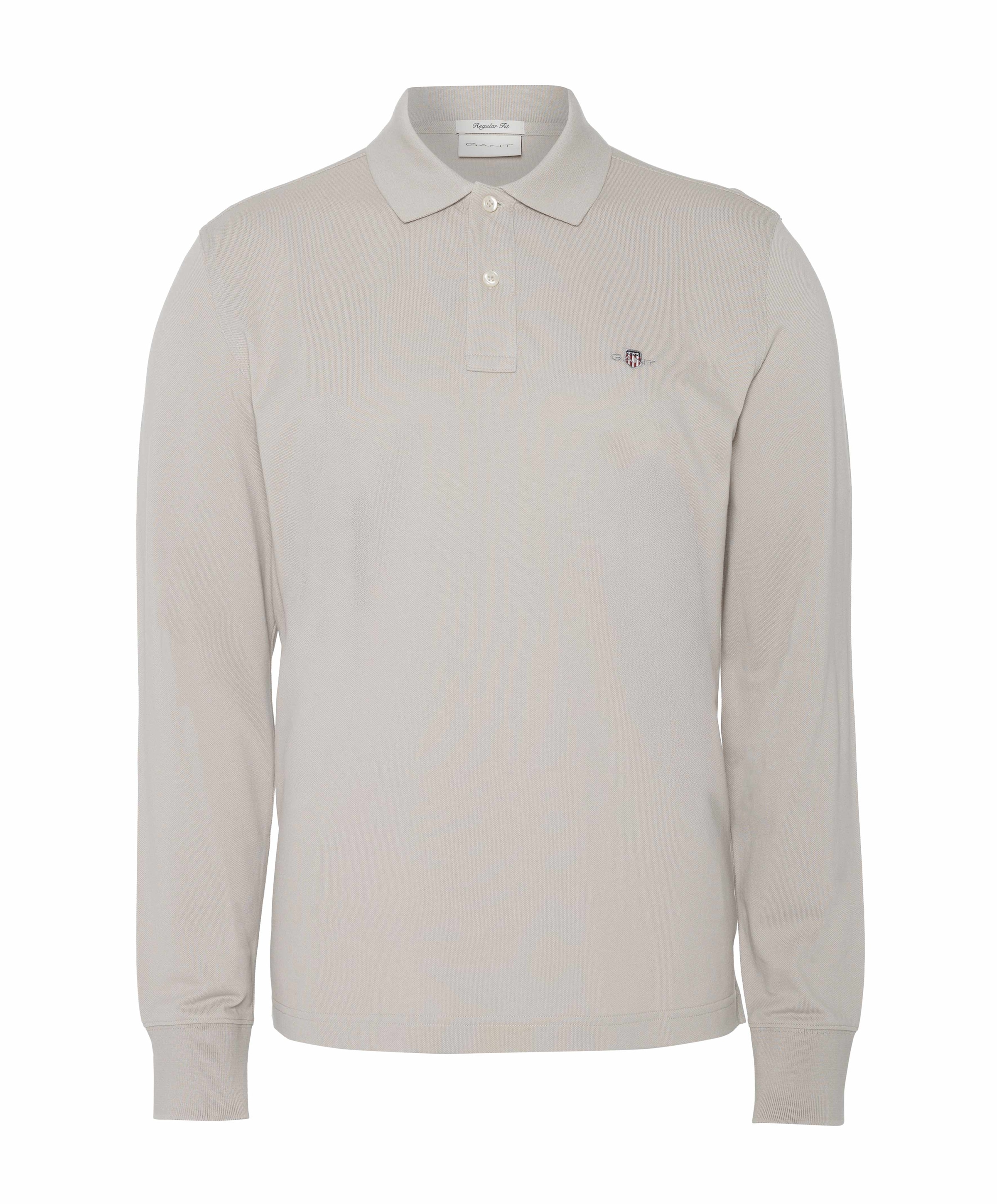 Heren polo beige