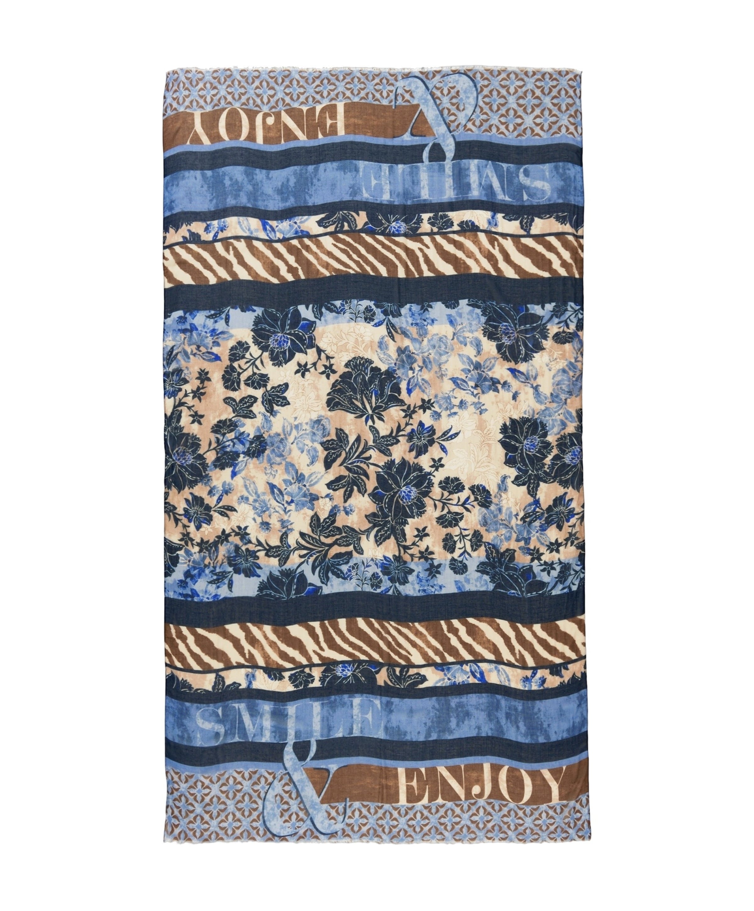 Dames sjaal blauw