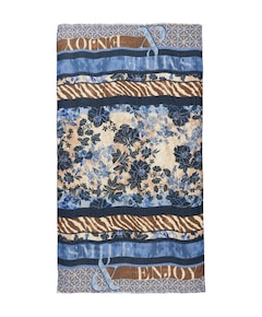 Dames sjaal blauw