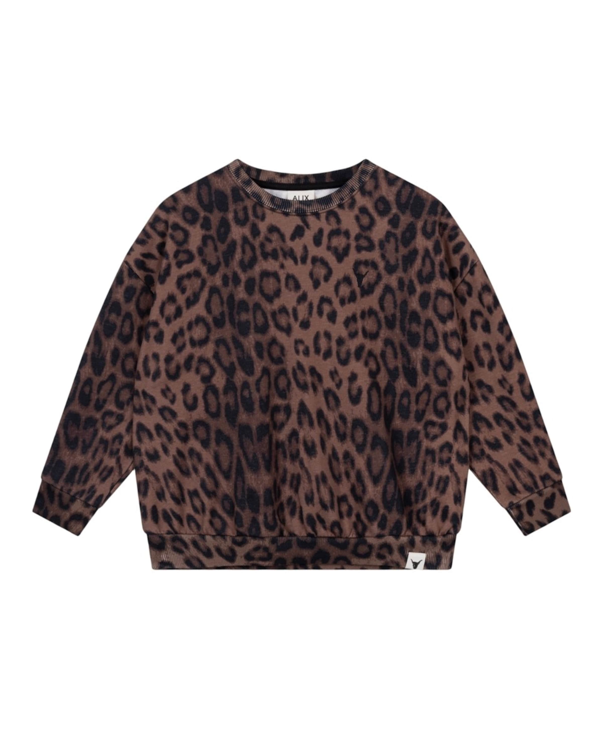 Meisjes sweater bruin