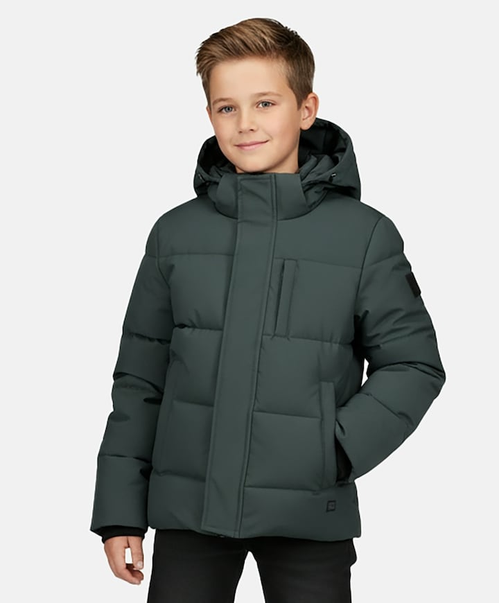 Jongens jas groen