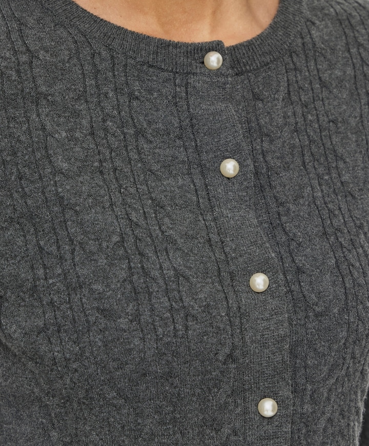 Dames vest grijs