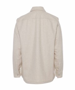 Overhemd lange mouw beige