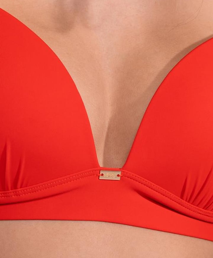 Dames bikinitop rood
