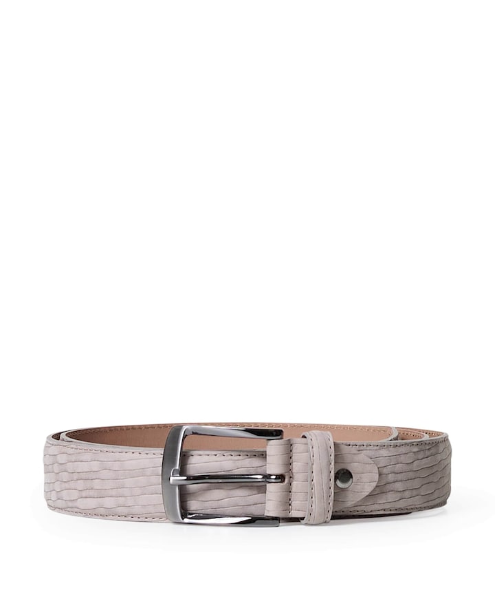 Heren riem beige