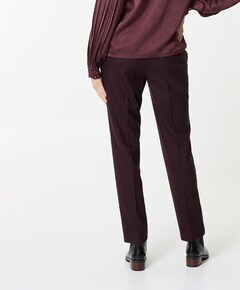 Zigarette Straight dames broek bordeaux
