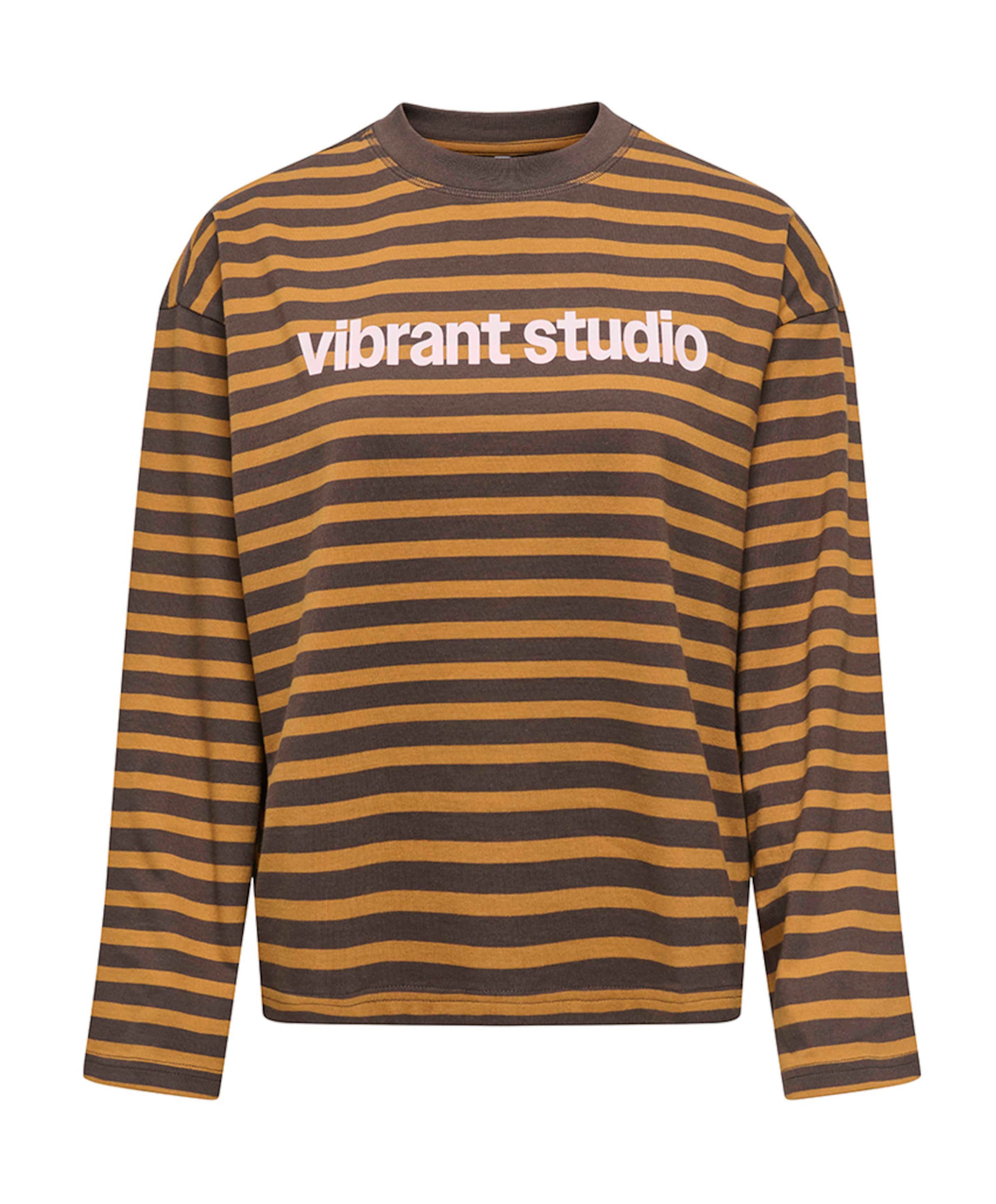 Dames longsleeve bruin