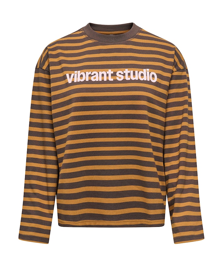 Dames longsleeve bruin
